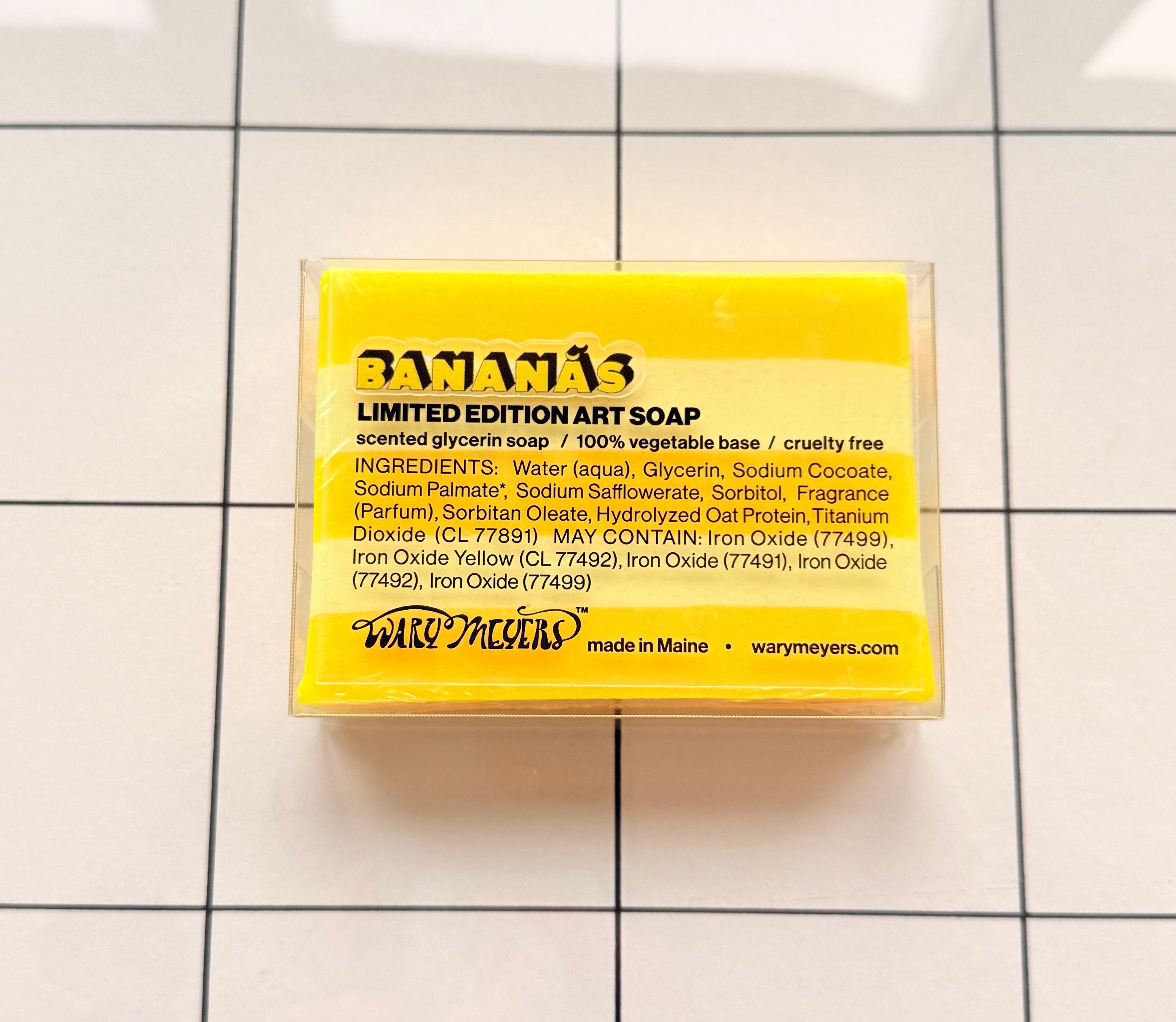 Banana-scented glycerine soap – Bananas by Wary Meyers