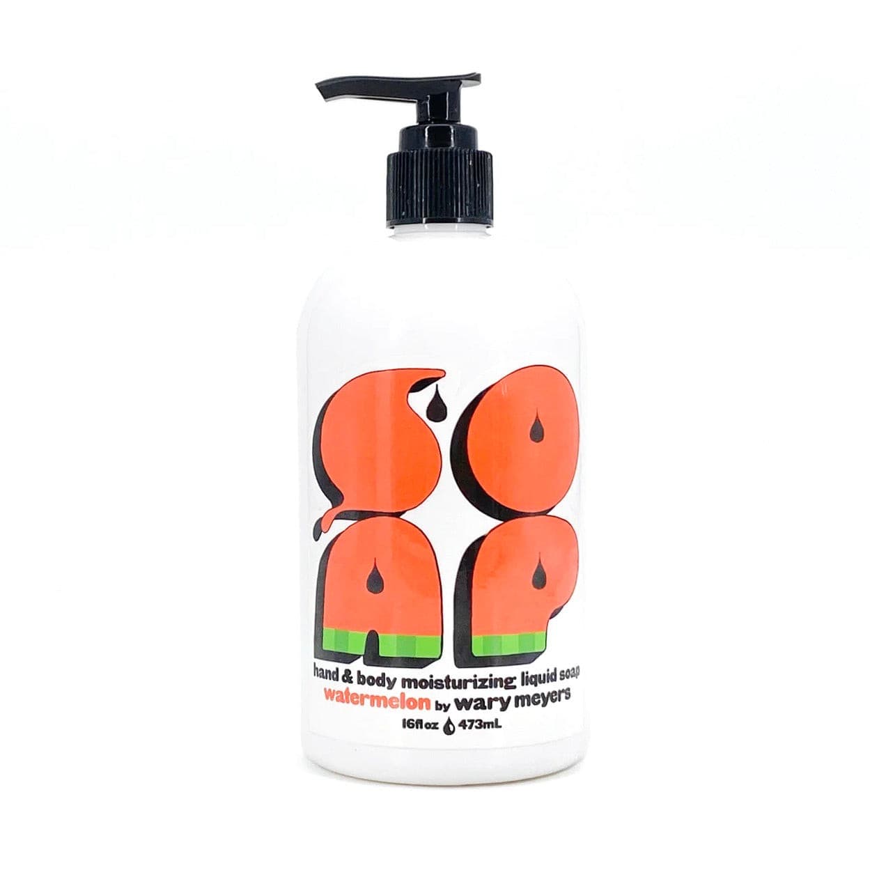 watermelon and sea salt scented liquid soap - watermelon by Wary Meyers