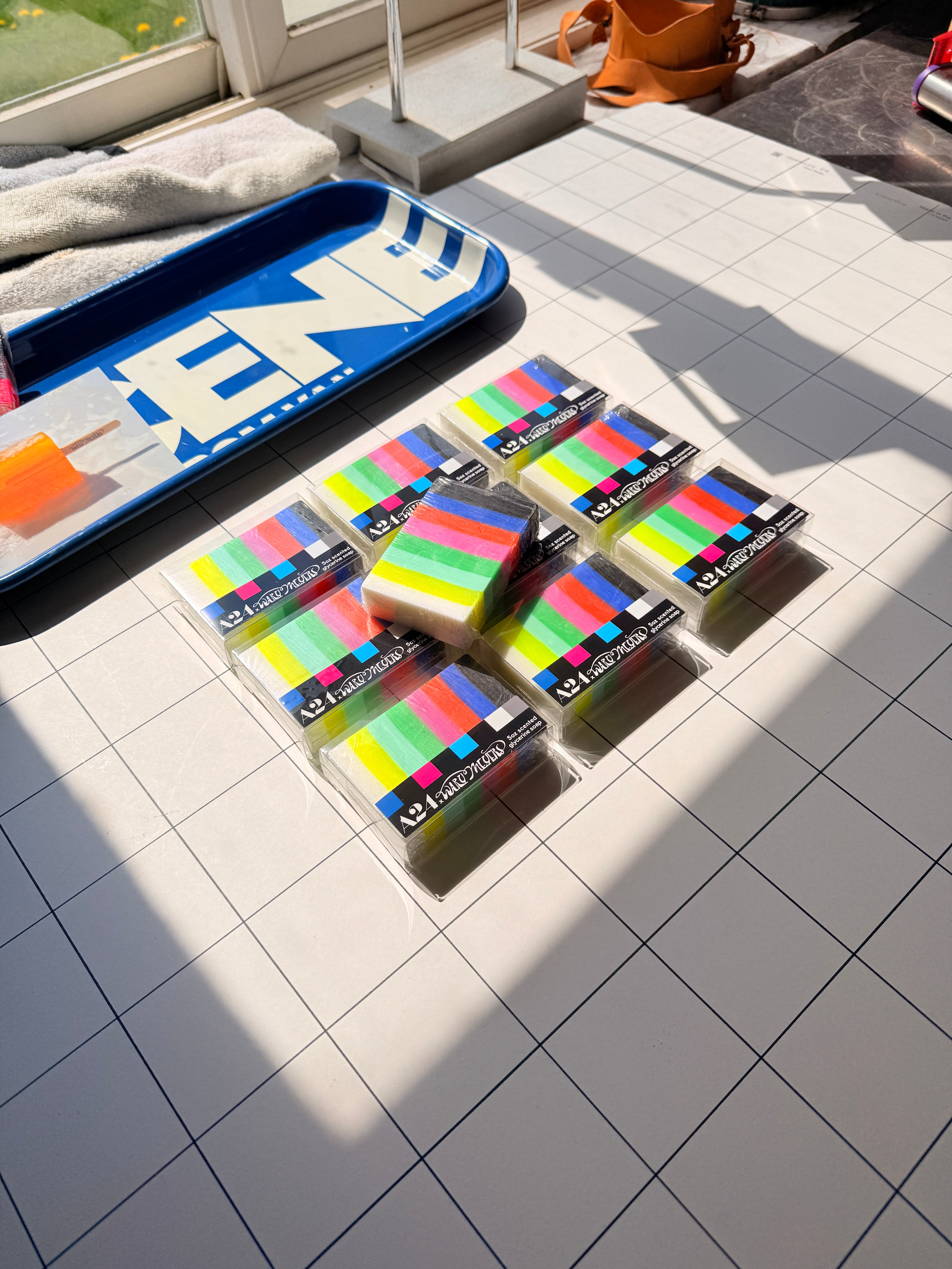 A24 x Wary Meyers test card glycerine soap