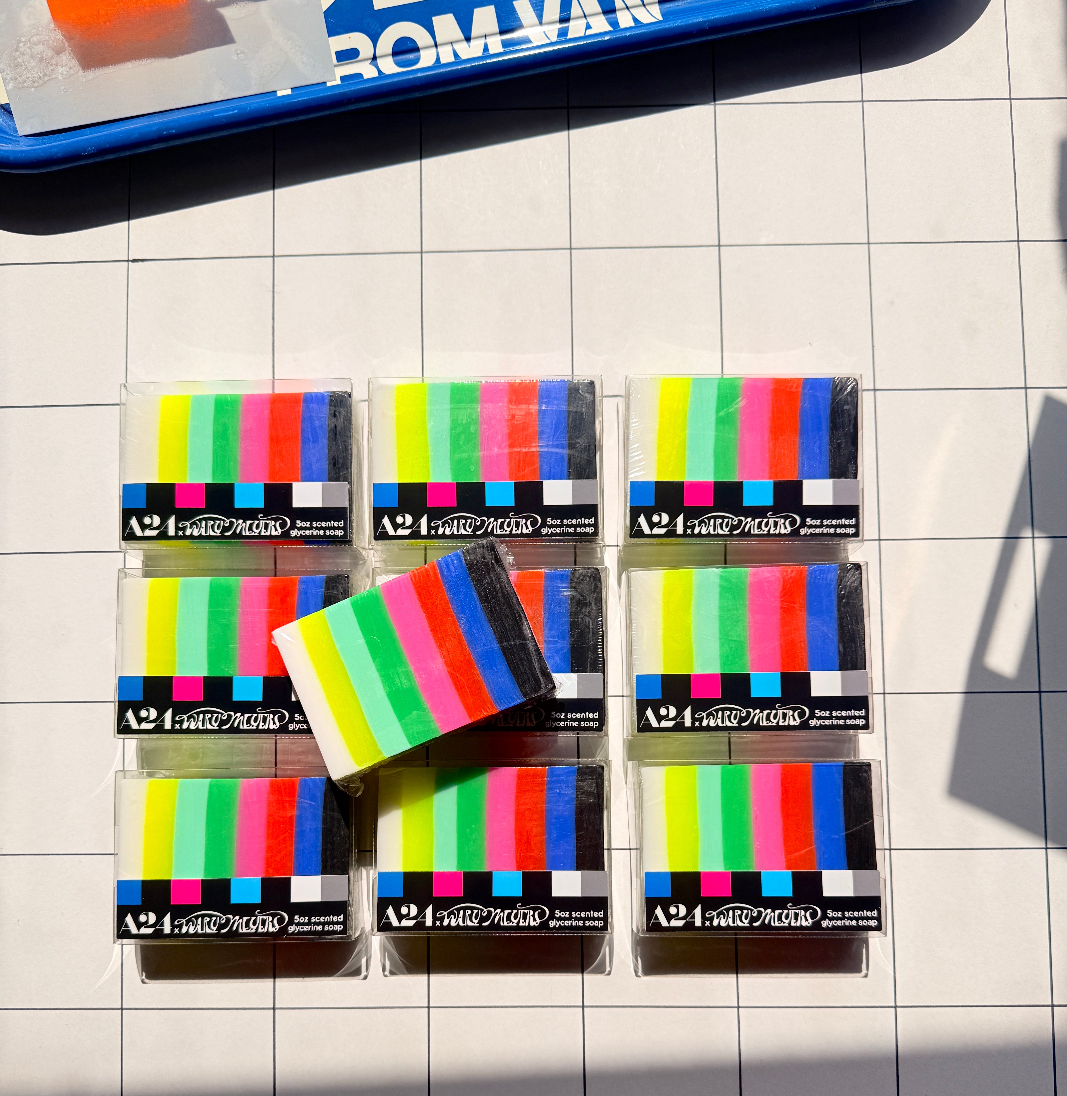 A24 x Wary Meyers test card glycerine soap