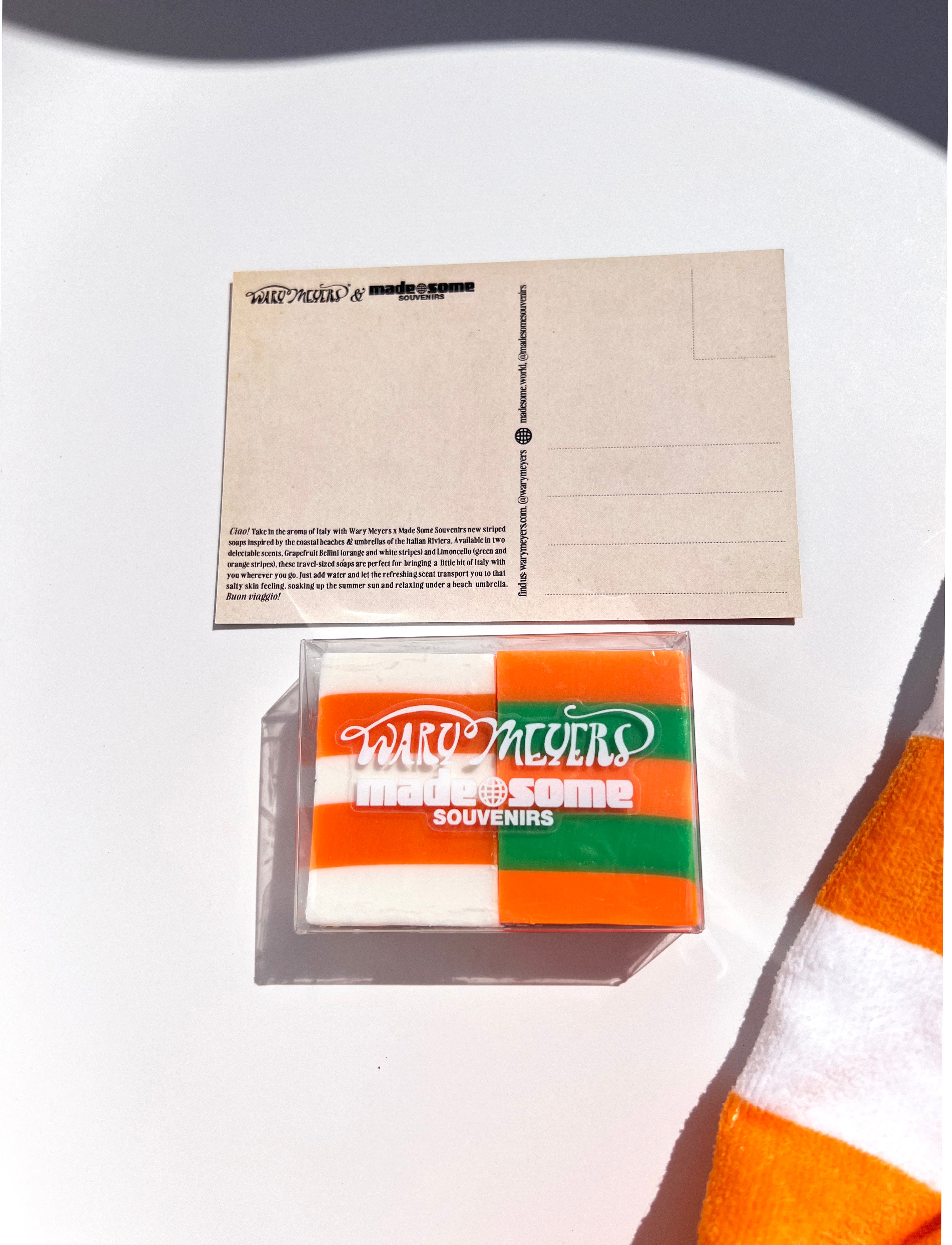 Wary Meyers x Made Some Souvenirs “Souvenir d’Italie” soaps