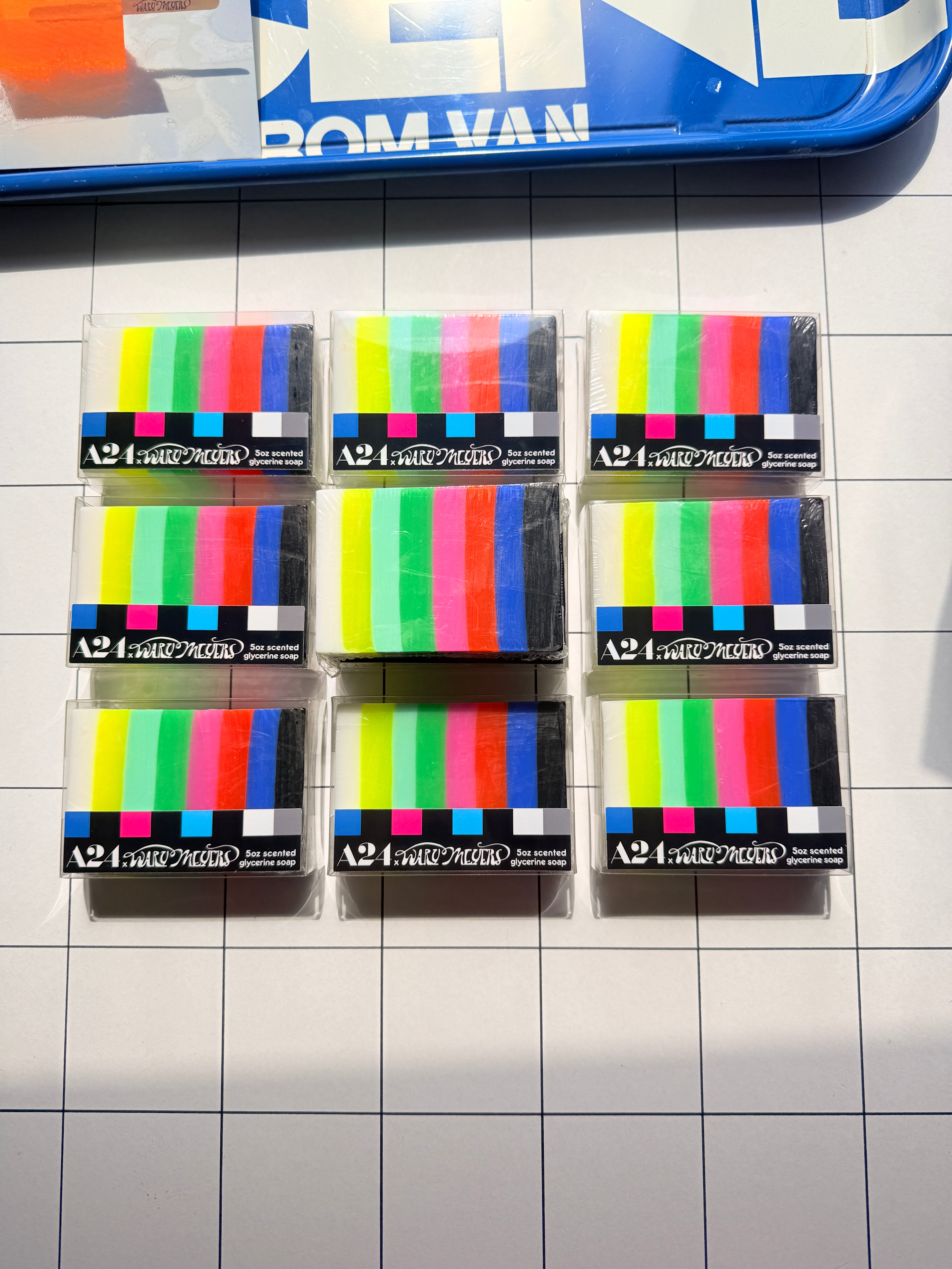 A24 x Wary Meyers test card glycerine soap
