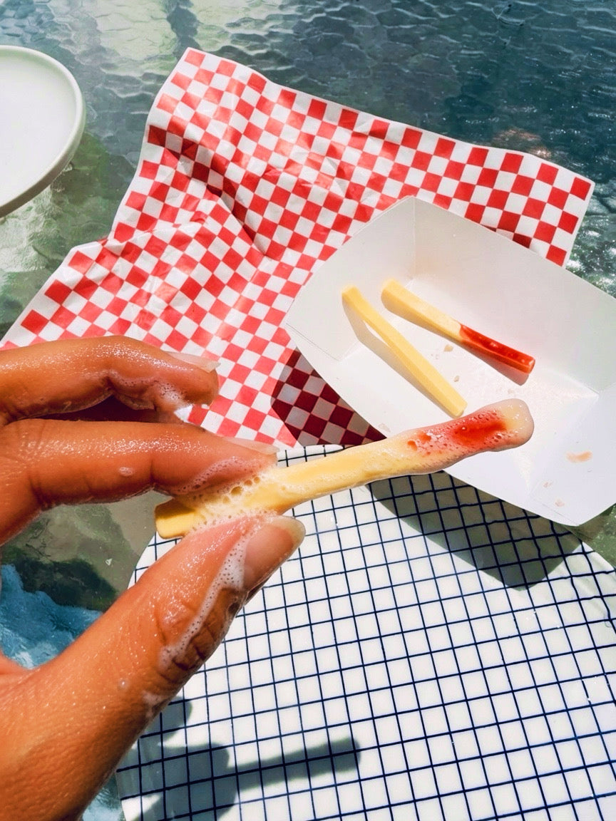 French Fries Soap by Wary Meyers