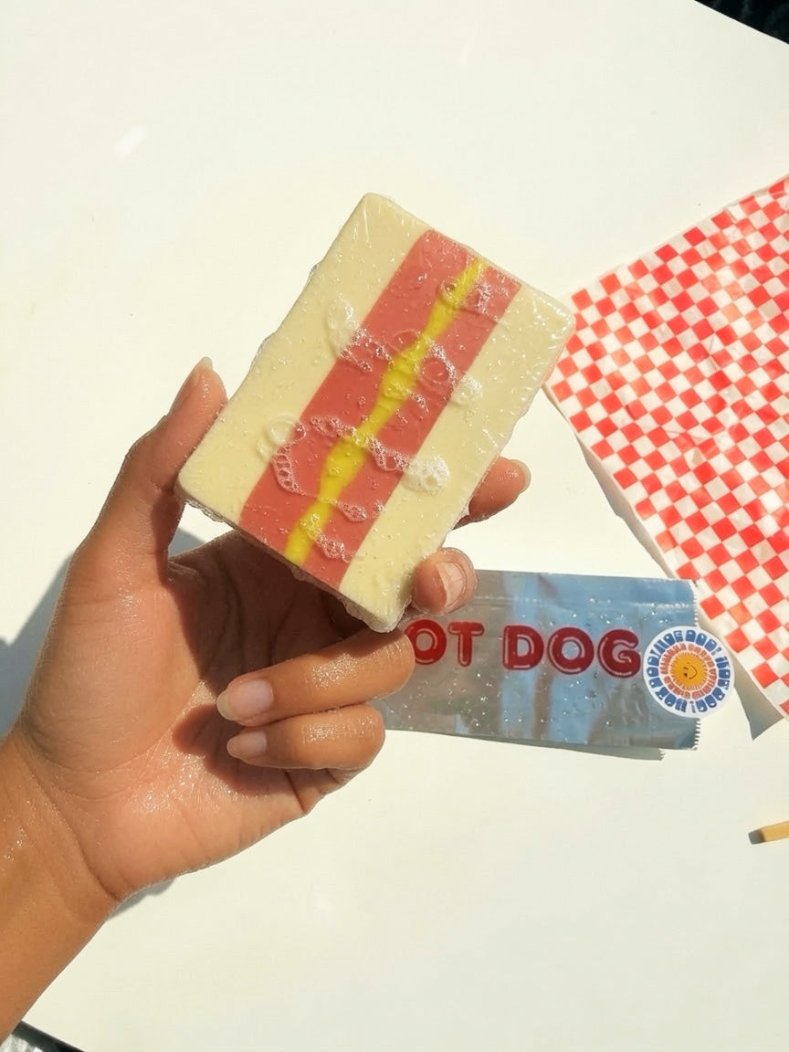 Hot Dog Soap by Wary Meyers