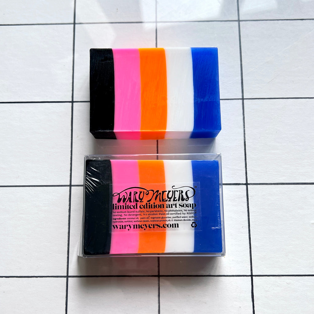 Limited Edition Soap #5: “Soap for a white bathroom” (orange)