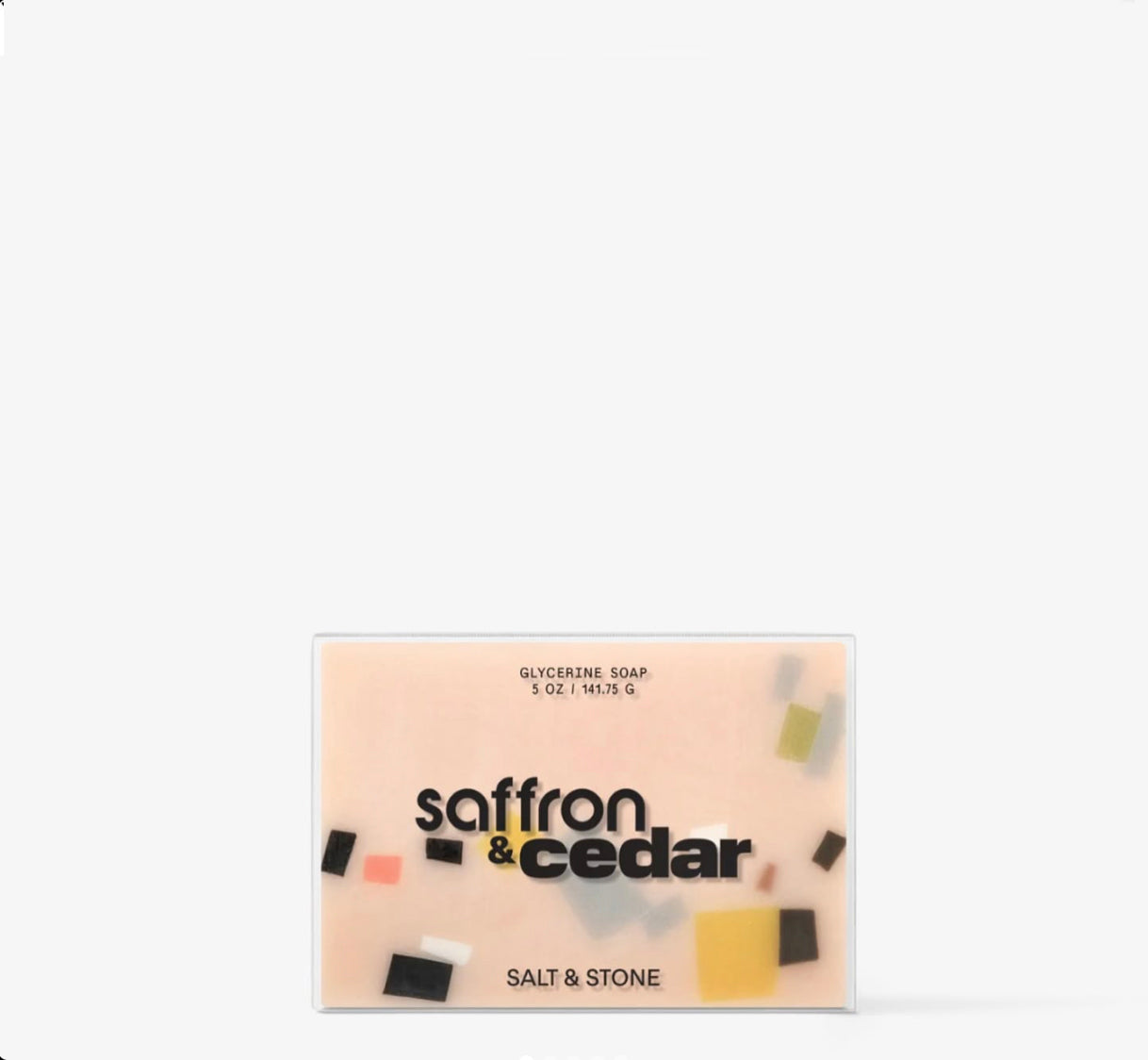 Salt & Stone - Saffron & Cedar Soap