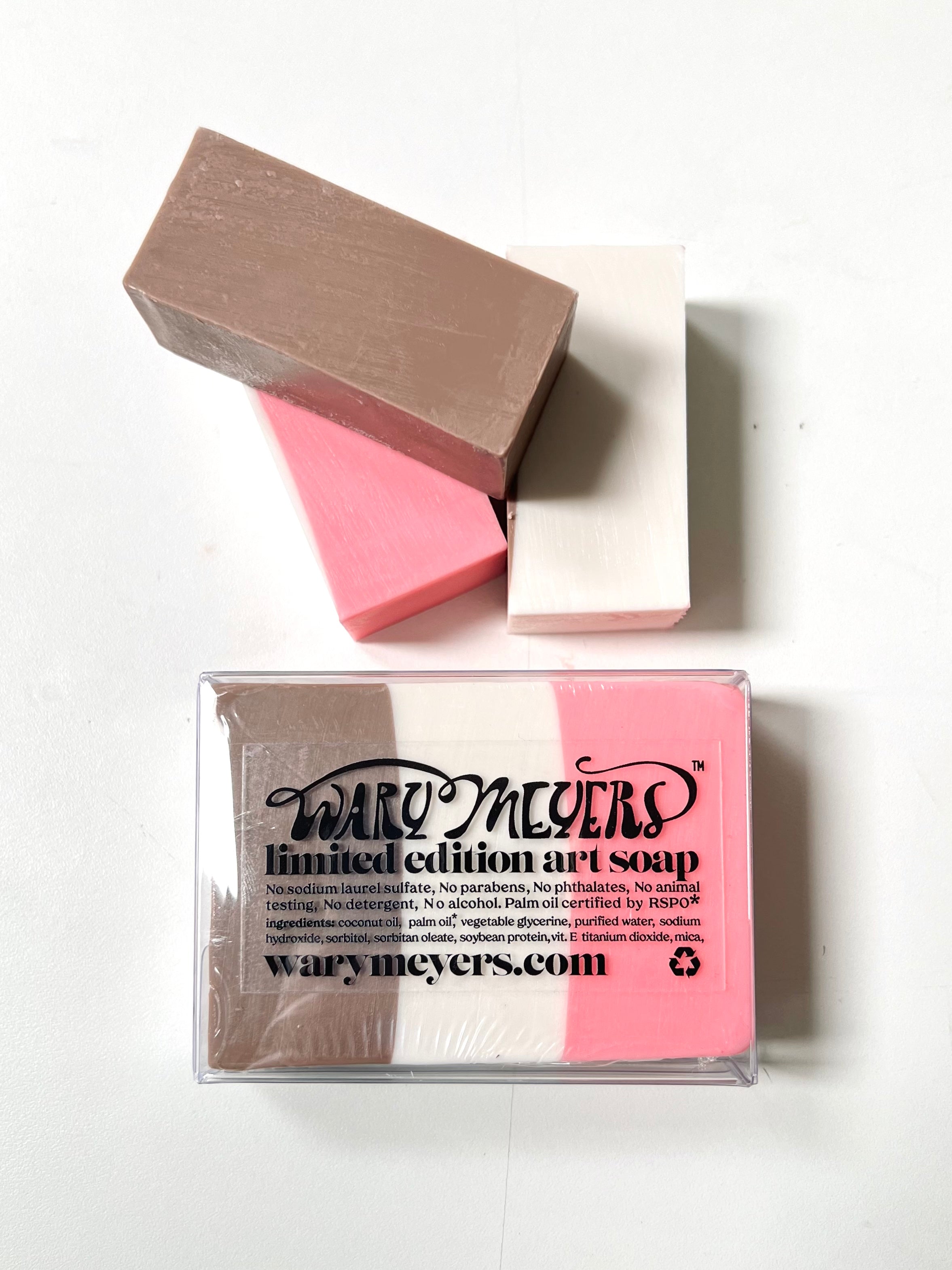 Limited Edition Art Soap #2: Neapolitan!