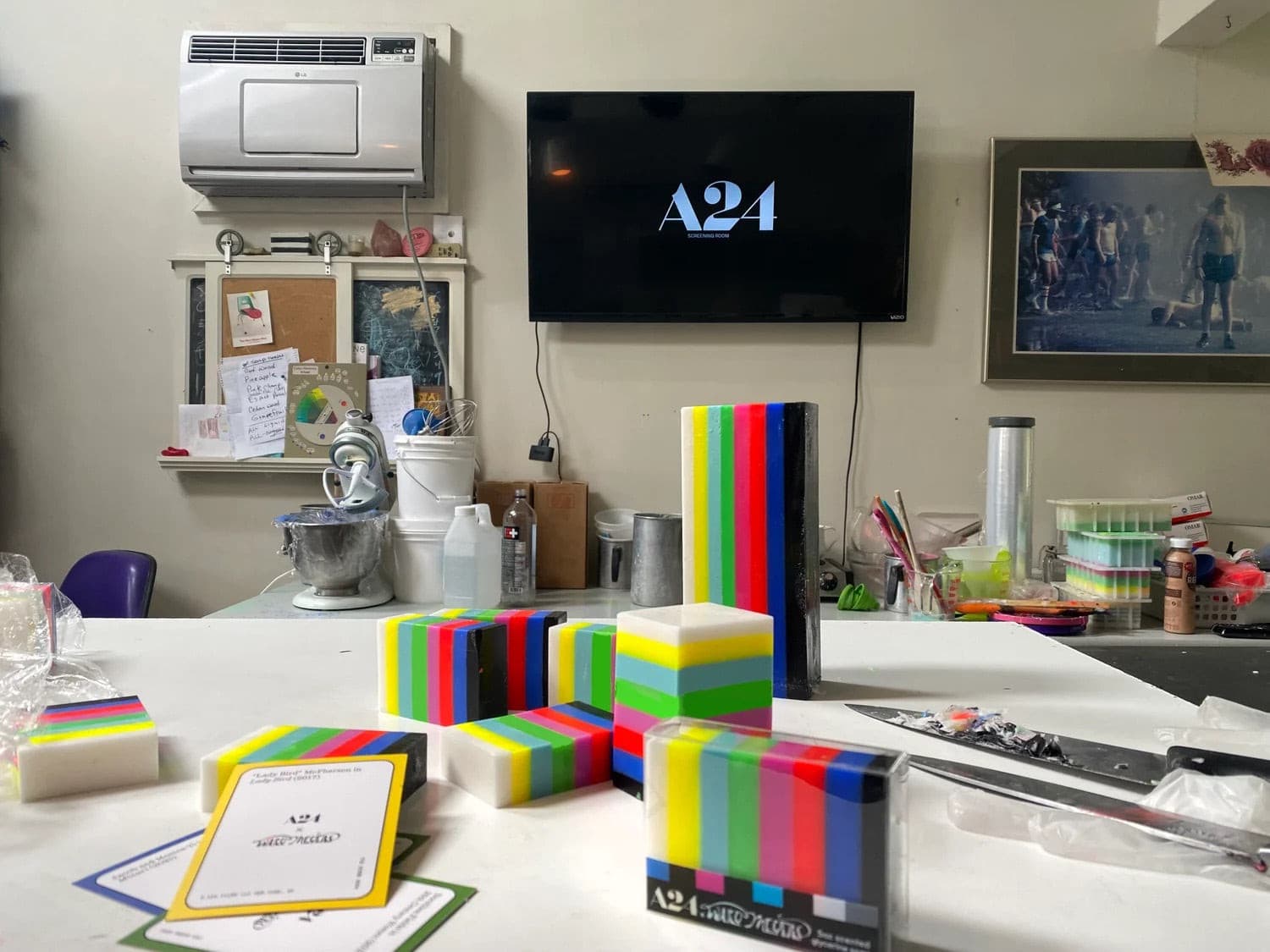 A24 x Wary Meyers test card glycerine soap.