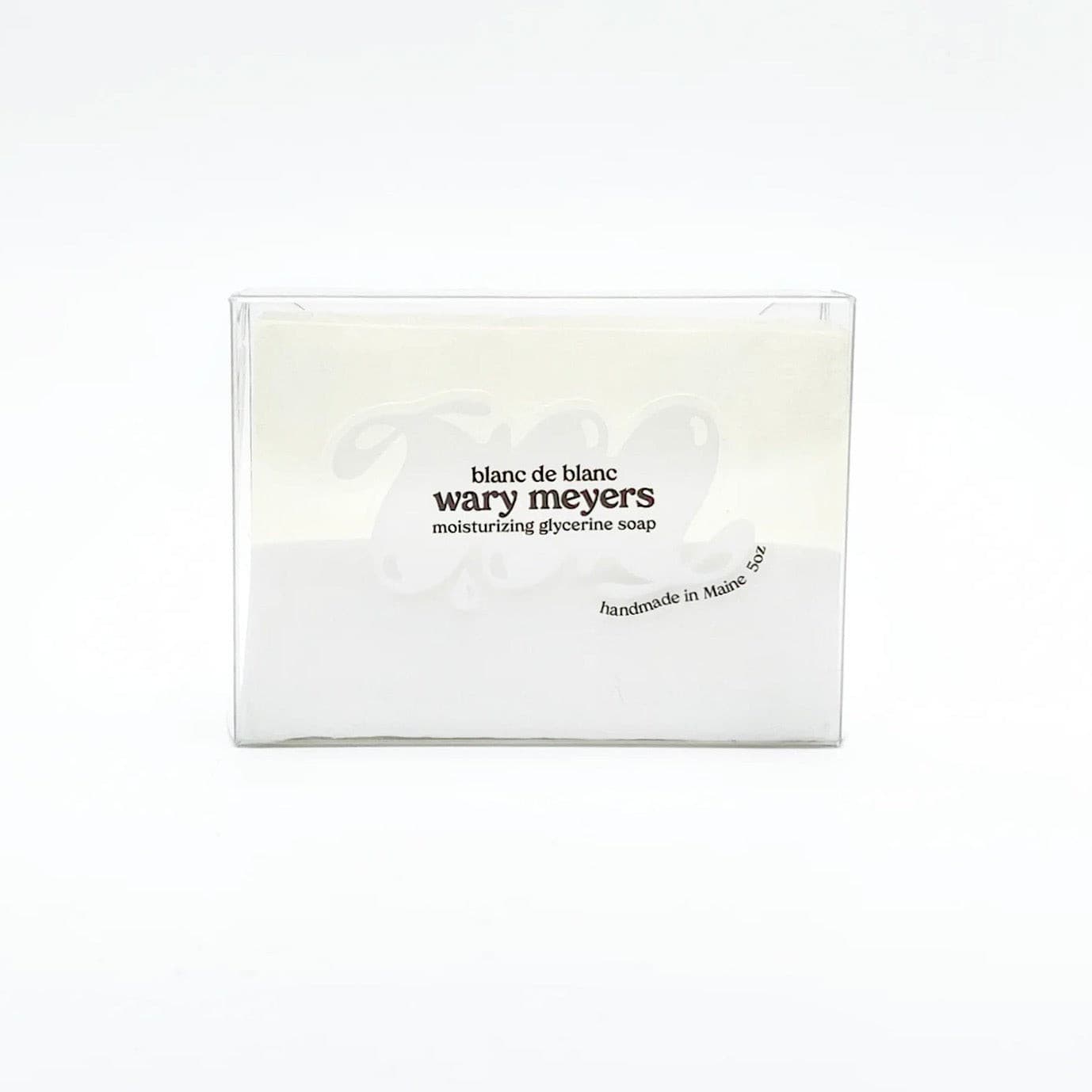 Wary Meyers blanc de blanc soap.