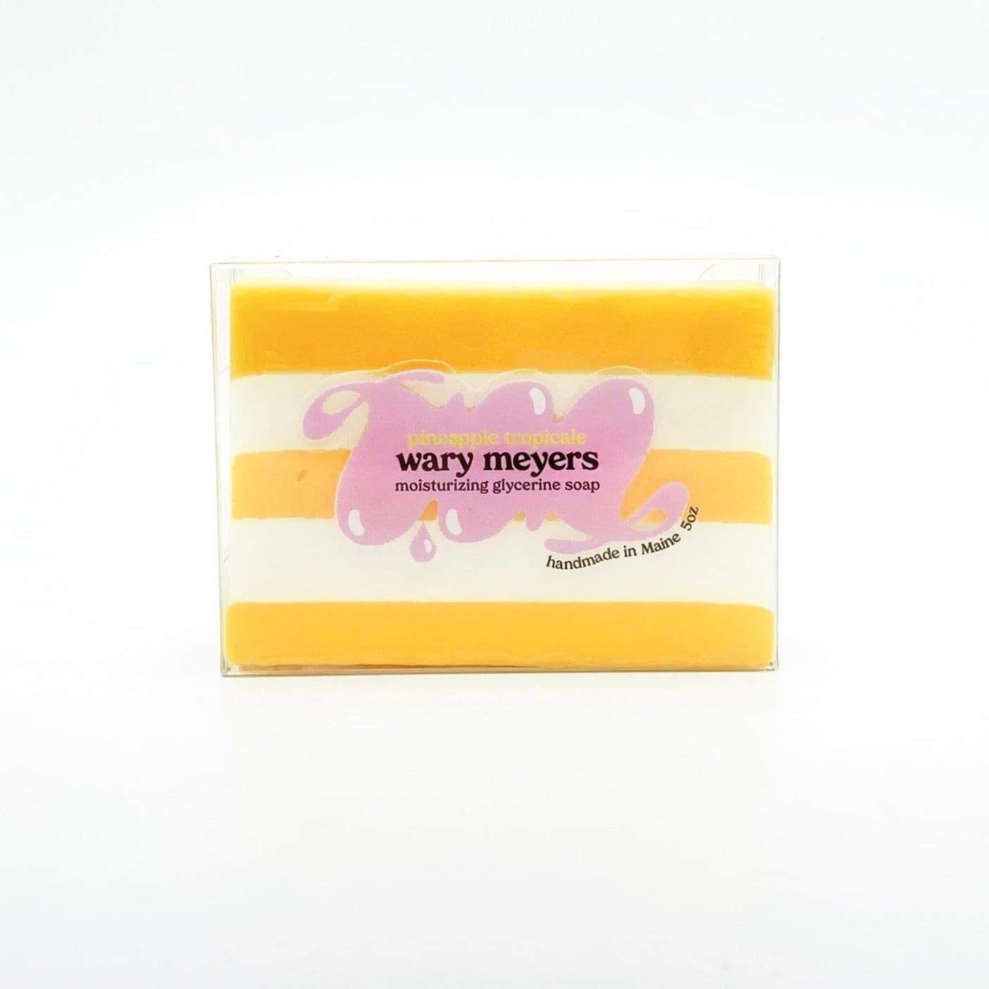 Wary Meyers pineapple tropicale glycerine soap.