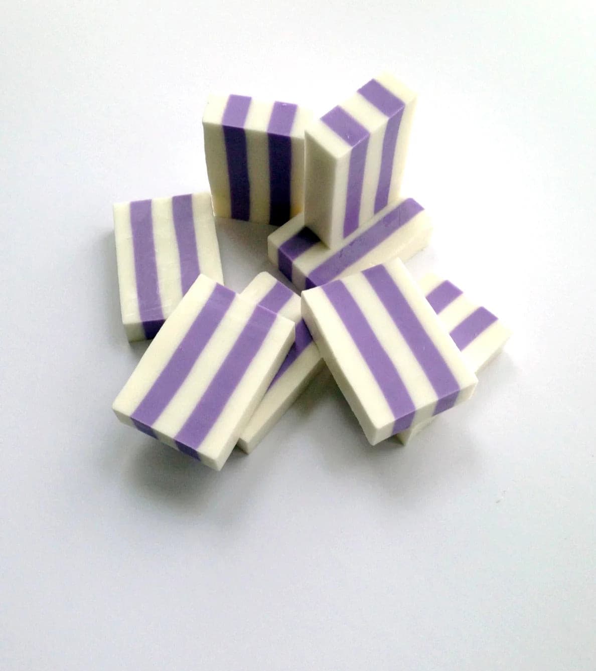 violet glycerine soap.